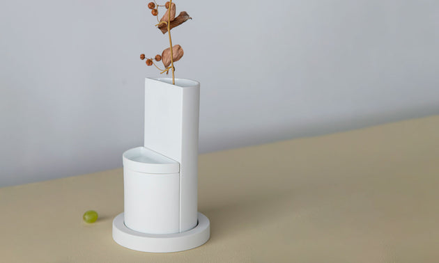 Vase S / White