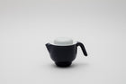 Tea Pot / White/Dark Blue