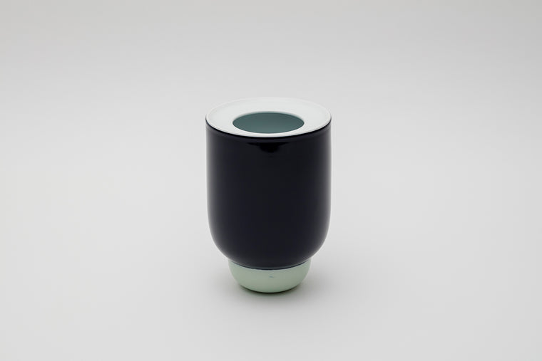 Flower Vase L / White/Dark Blue/Celadon/