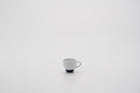 Espresso Cup with Handle / White/Dark Blue