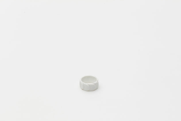 Ring DRAKE RING No.1 / White Matt