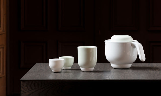Cup L / Celadon/White