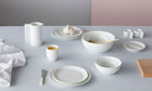 CM Coffee Cup / Plate / Spoon set [ White ]