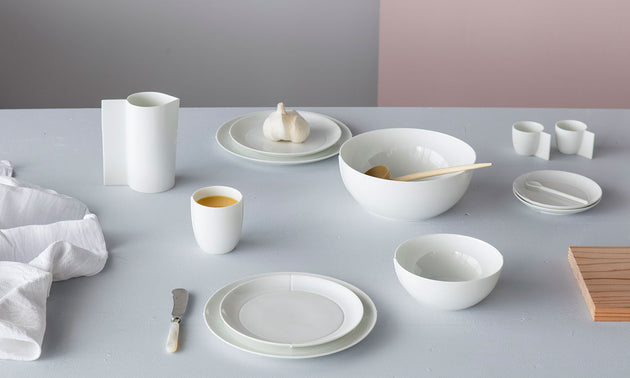 CM Coffee Cup / Plate / Spoon set [ White ]