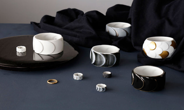 Ring DRAKE RING No.1 / White Matt