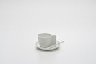CM Coffee Cup / Plate / Spoon set [ White ]