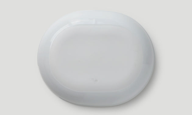 Oval Bowl / White