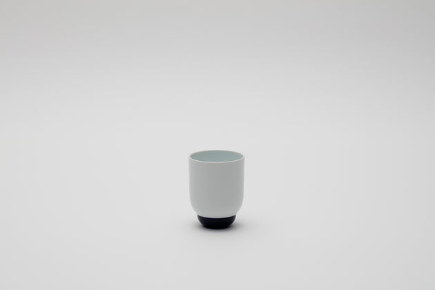 Cup L / White/Dark Blue