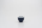 Sugar Pot / White/Blue Black