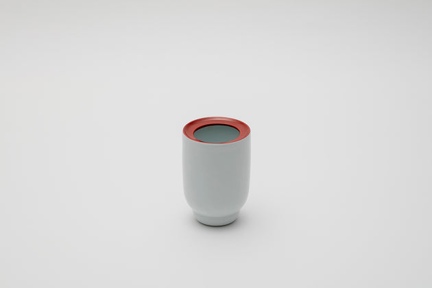 Flower Vase S / Red/White/White