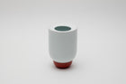 Flower Vase L / White/White/Red