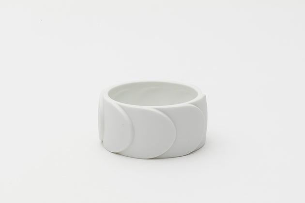 Bracelet DRAKE CUFF No.2 / White Matt