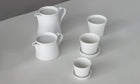 Tea Cup L / White Matt